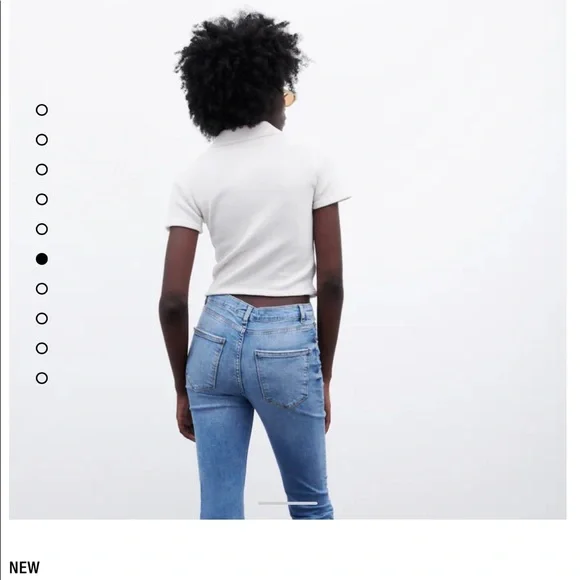 ZARA Skinny flare jeans 2021 - Picture 2 of 8